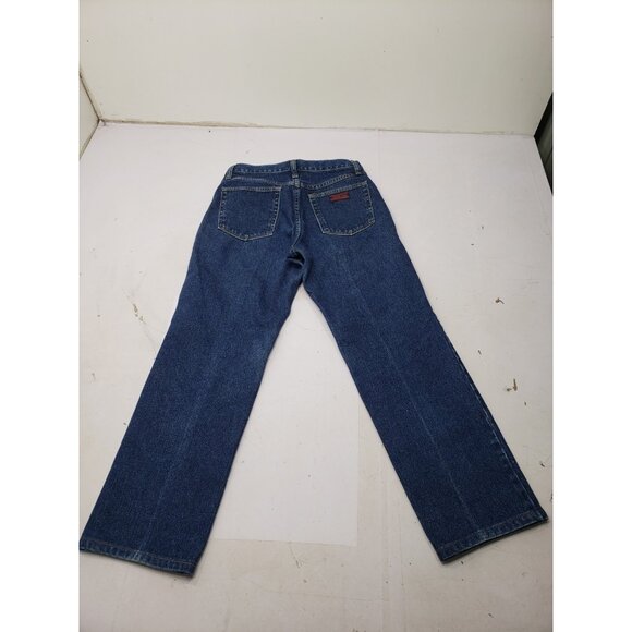 Wrangler Twenty X Women’s Size 9/10 x 32 Straight Leg Denim Dark Wash Jeans - Picture 11 of 16